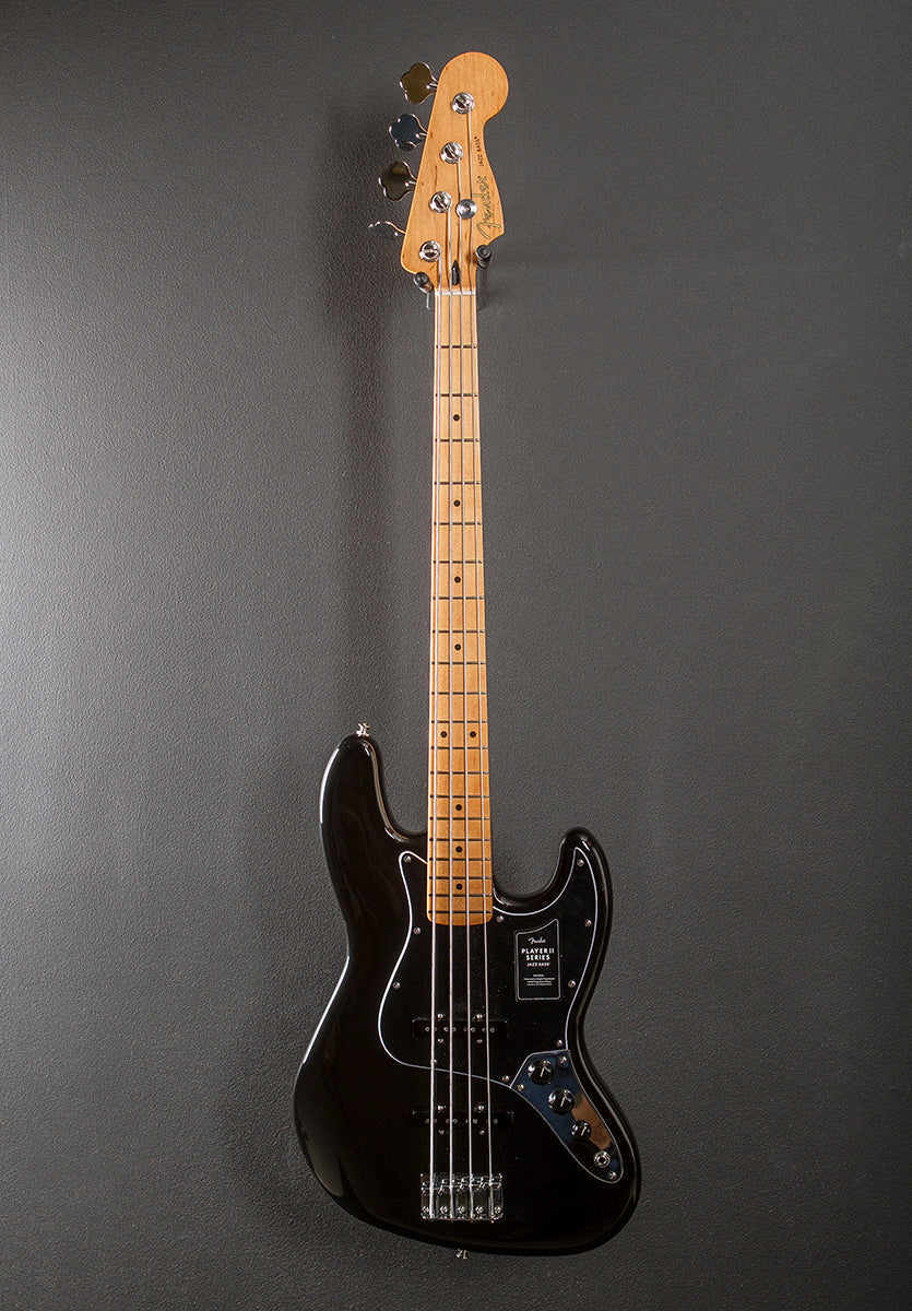 Player II Jazz Bass - Black w/Maple
