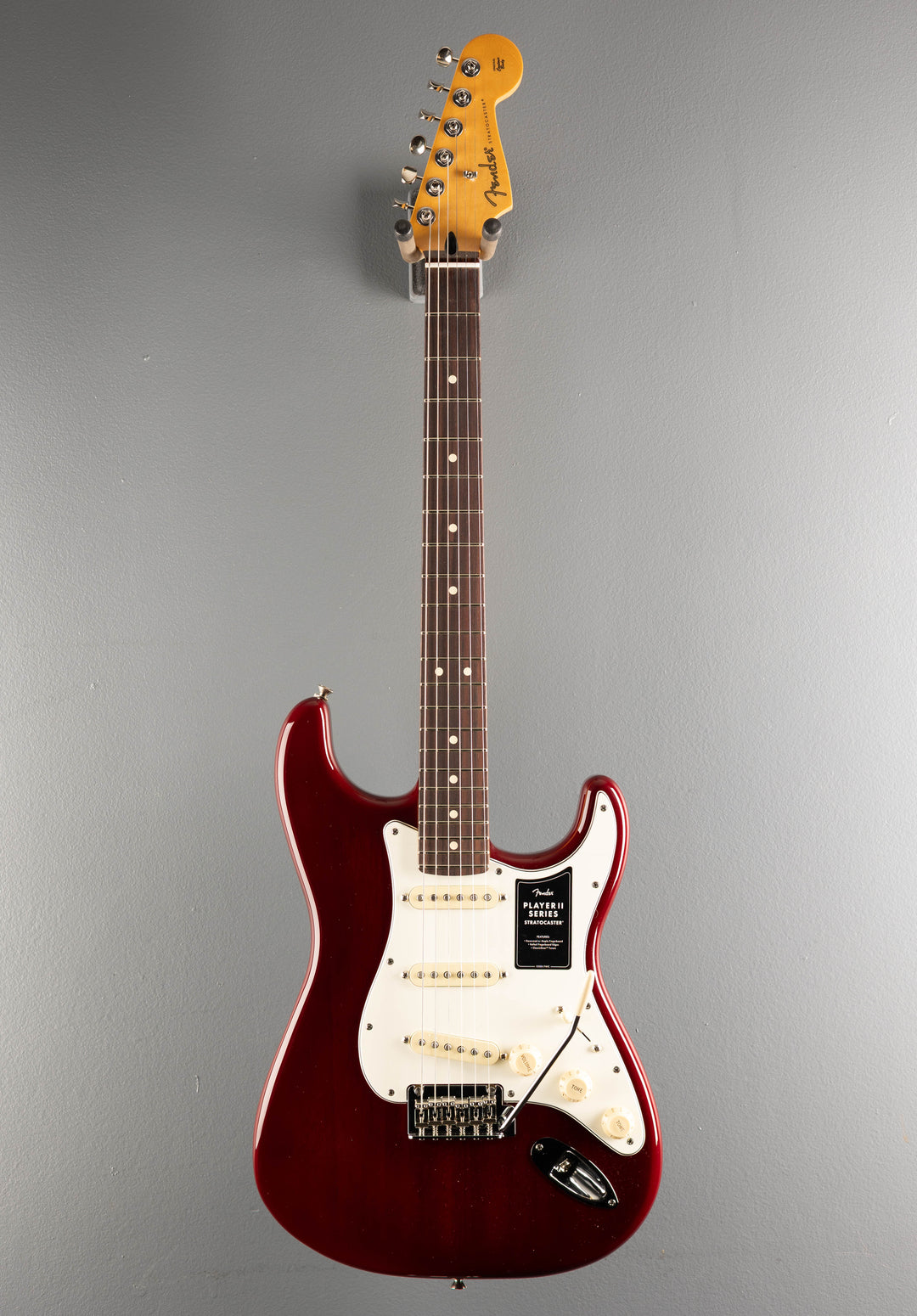 Player II Stratocaster - Transparent Cherry Burst