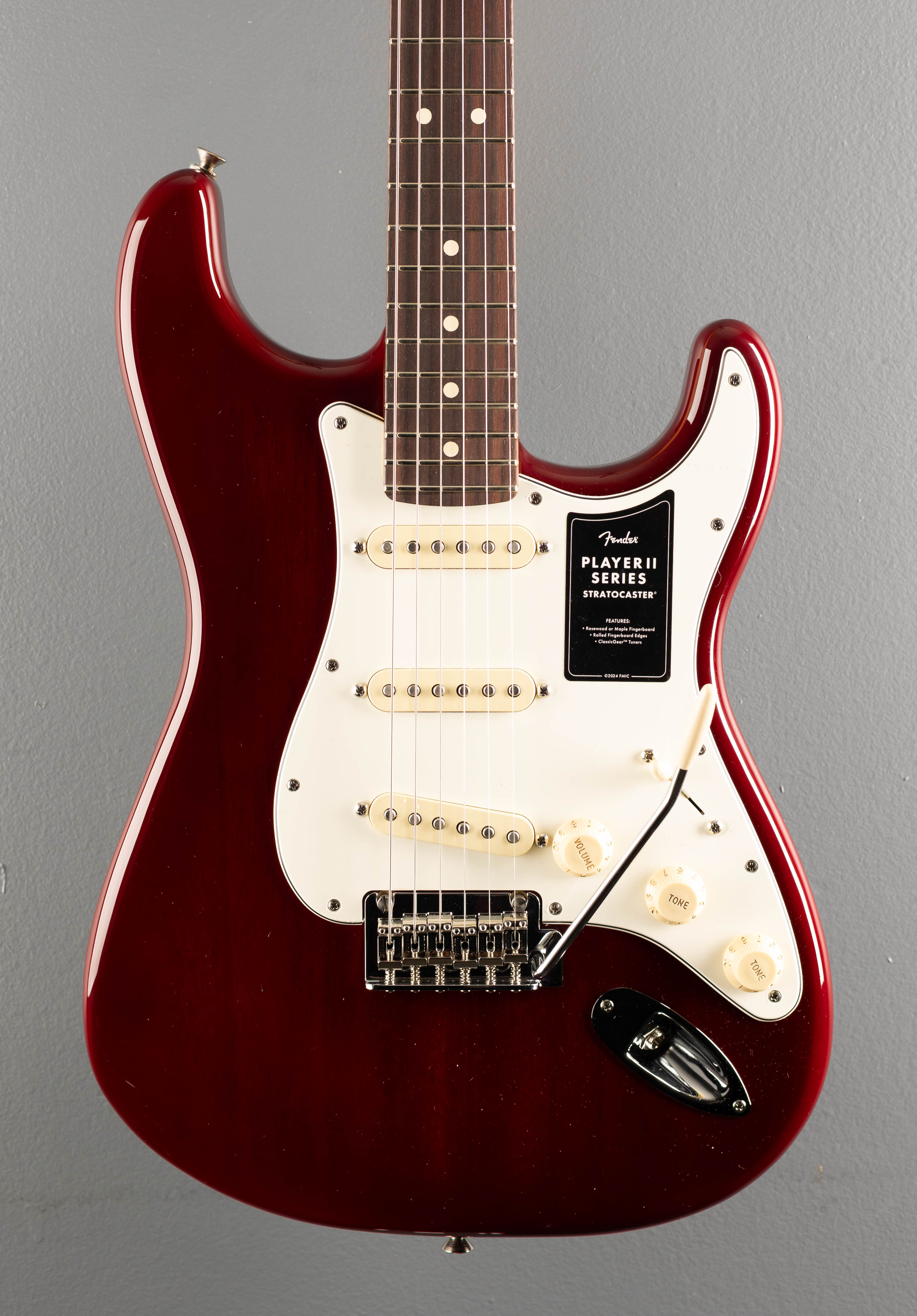 Player II Stratocaster - Transparent Cherry Burst – Dave's Guitar Shop