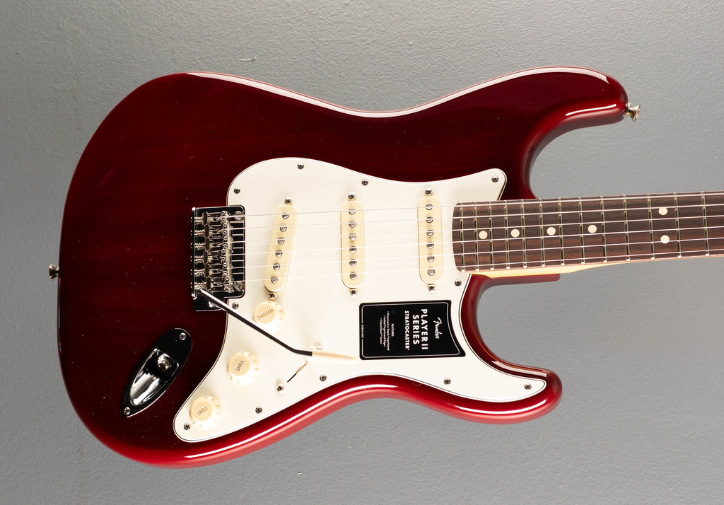 Player II Stratocaster - Transparent Cherry Burst – Dave's Guitar Shop