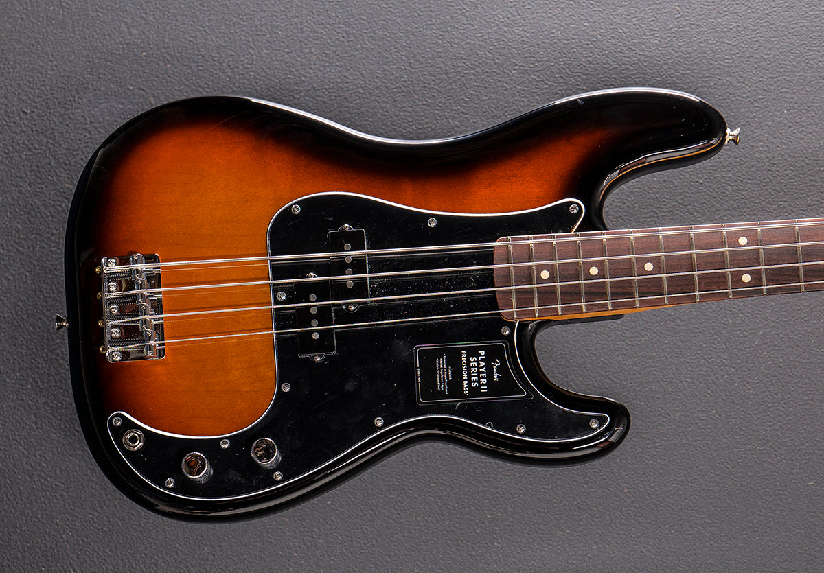 Player II Precision Bass - 3 Color Sunburst w/Rosewood – Dave's
