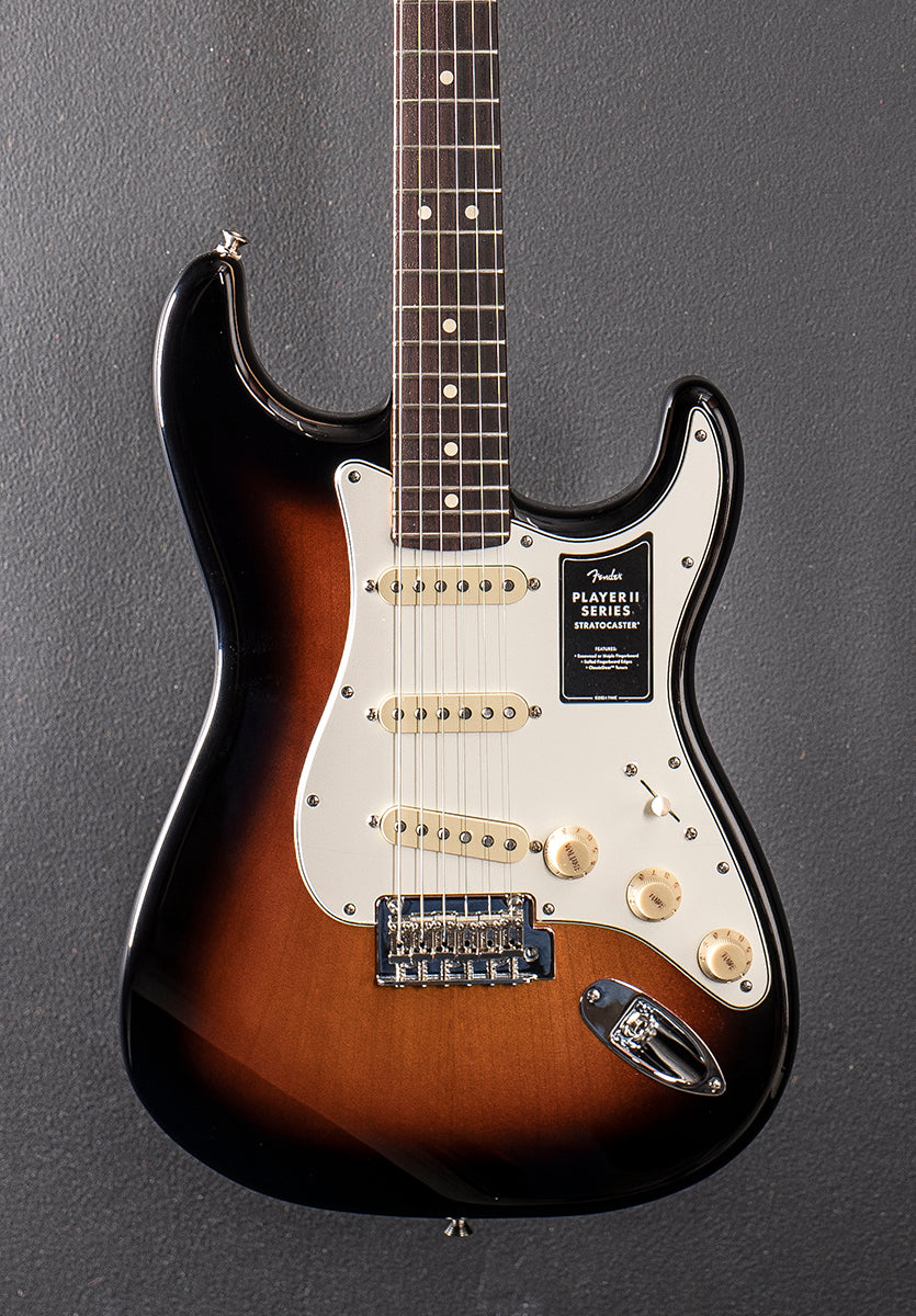 Player II Stratocaster - 3 Color Sunburst w/Rosewood