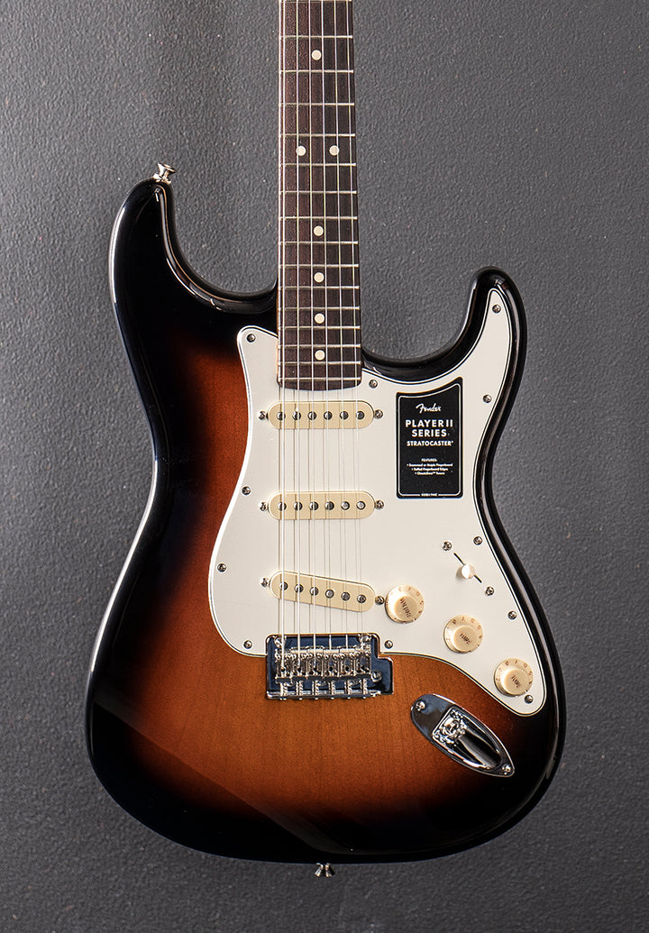 Player II Stratocaster - 3 Color Sunburst w/Rosewood