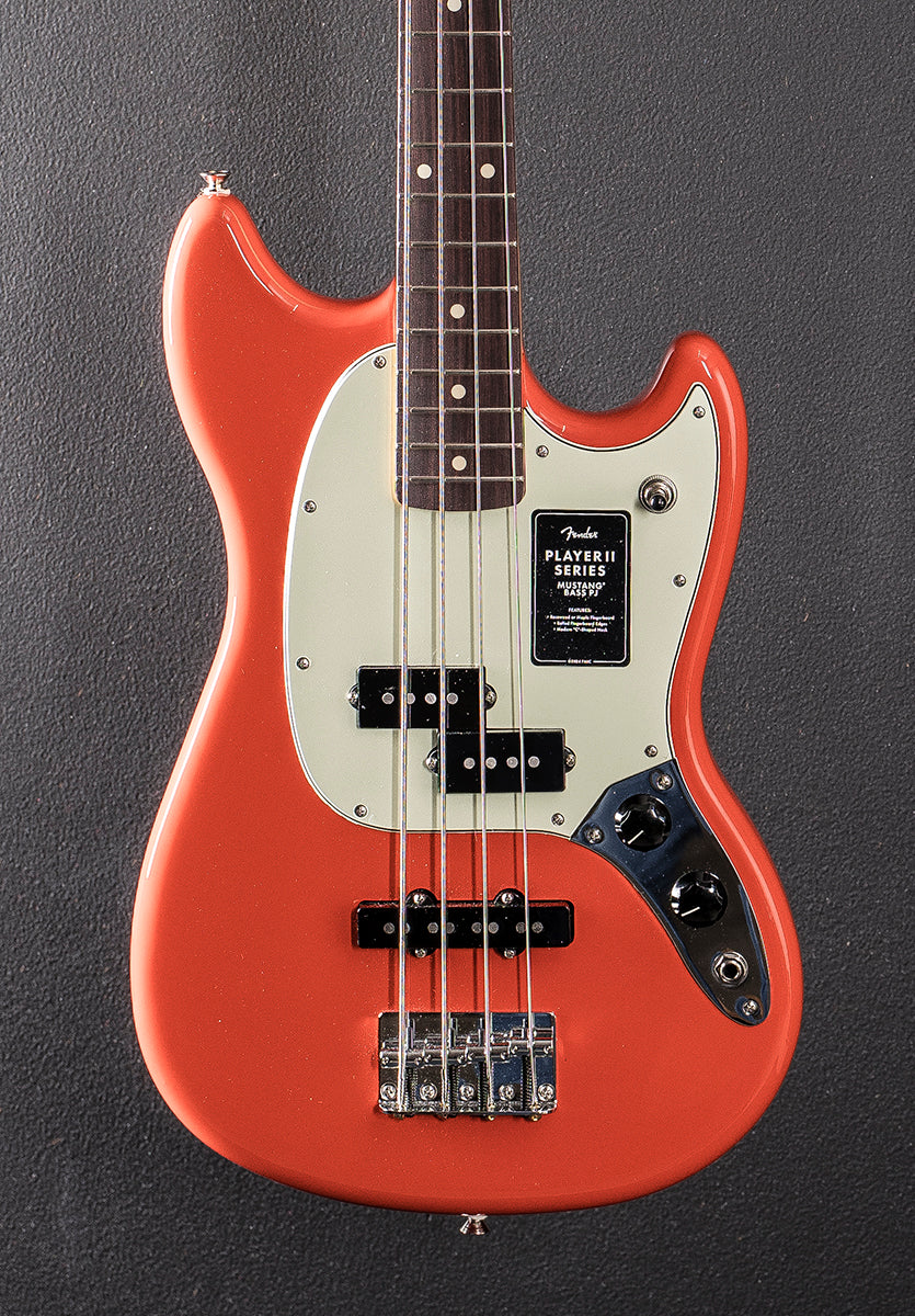 Player II Mustang Bass PJ - Rallye Orange w/Rosewood