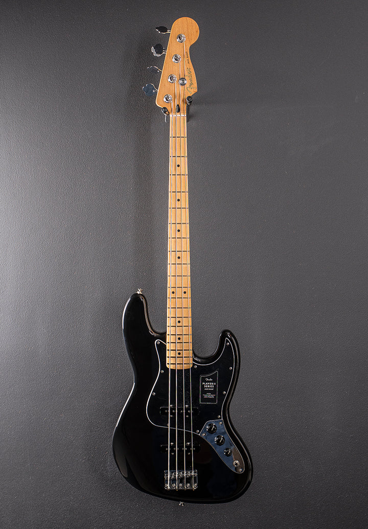 Player II Jazz Bass - Black w/Maple