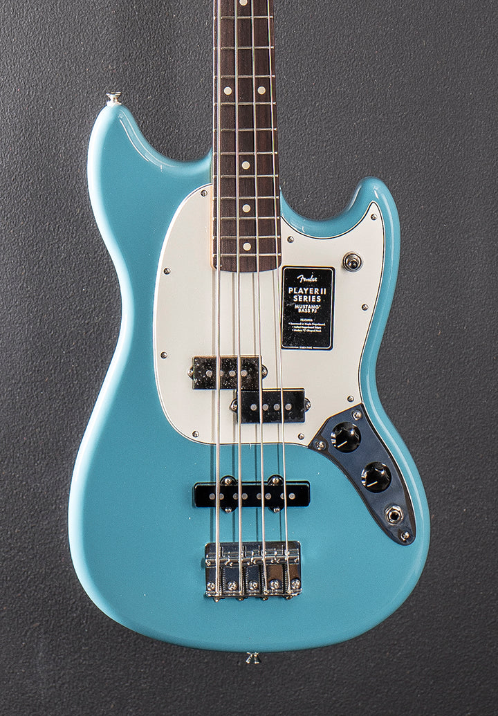 Player II Mustang Bass PJ - Aquatone Blue w/Rosewood