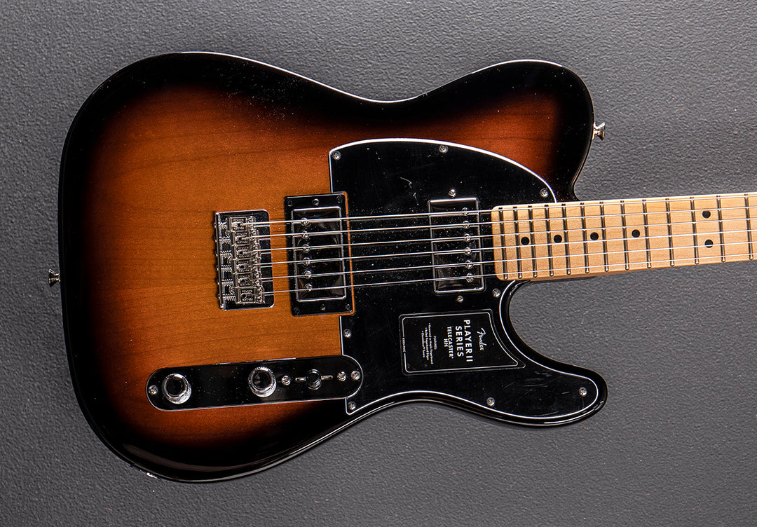 Player II Telecaster HH - 3 Color Sunburst w/Maple