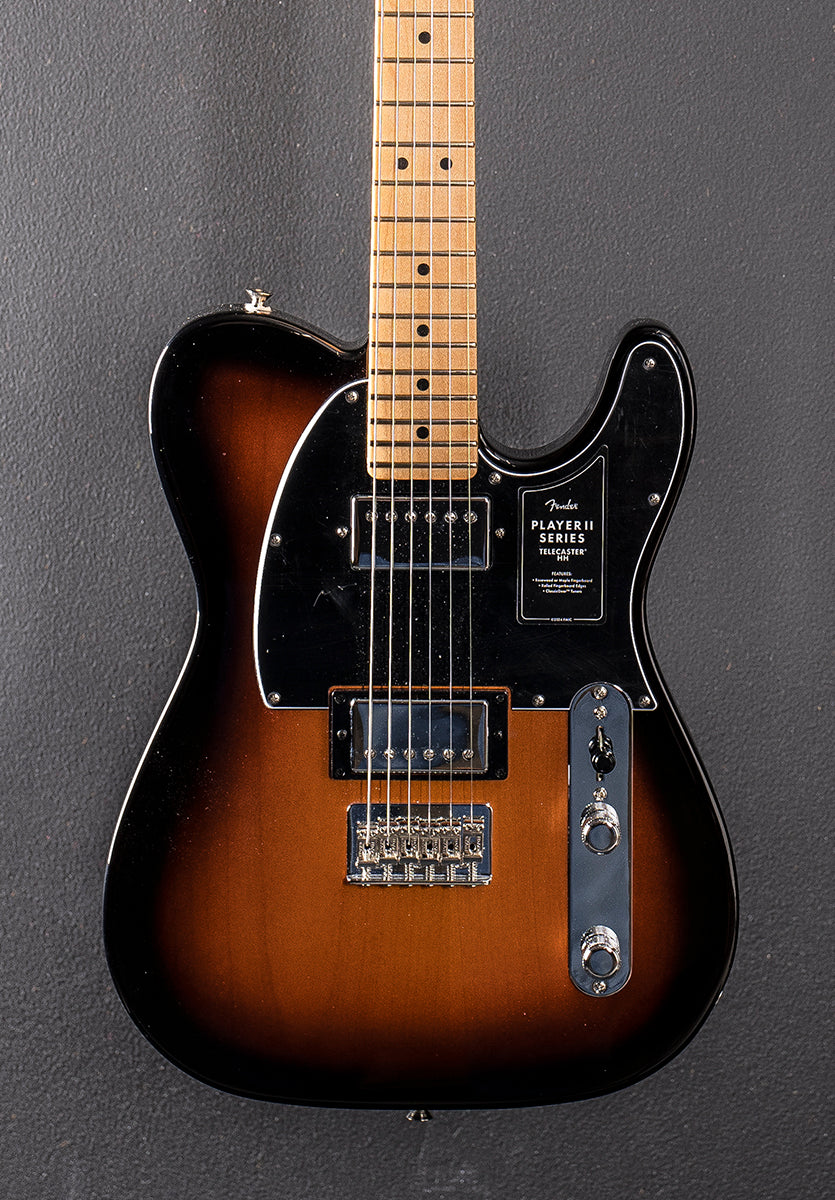 Player II Telecaster HH - 3 Color Sunburst w/Maple