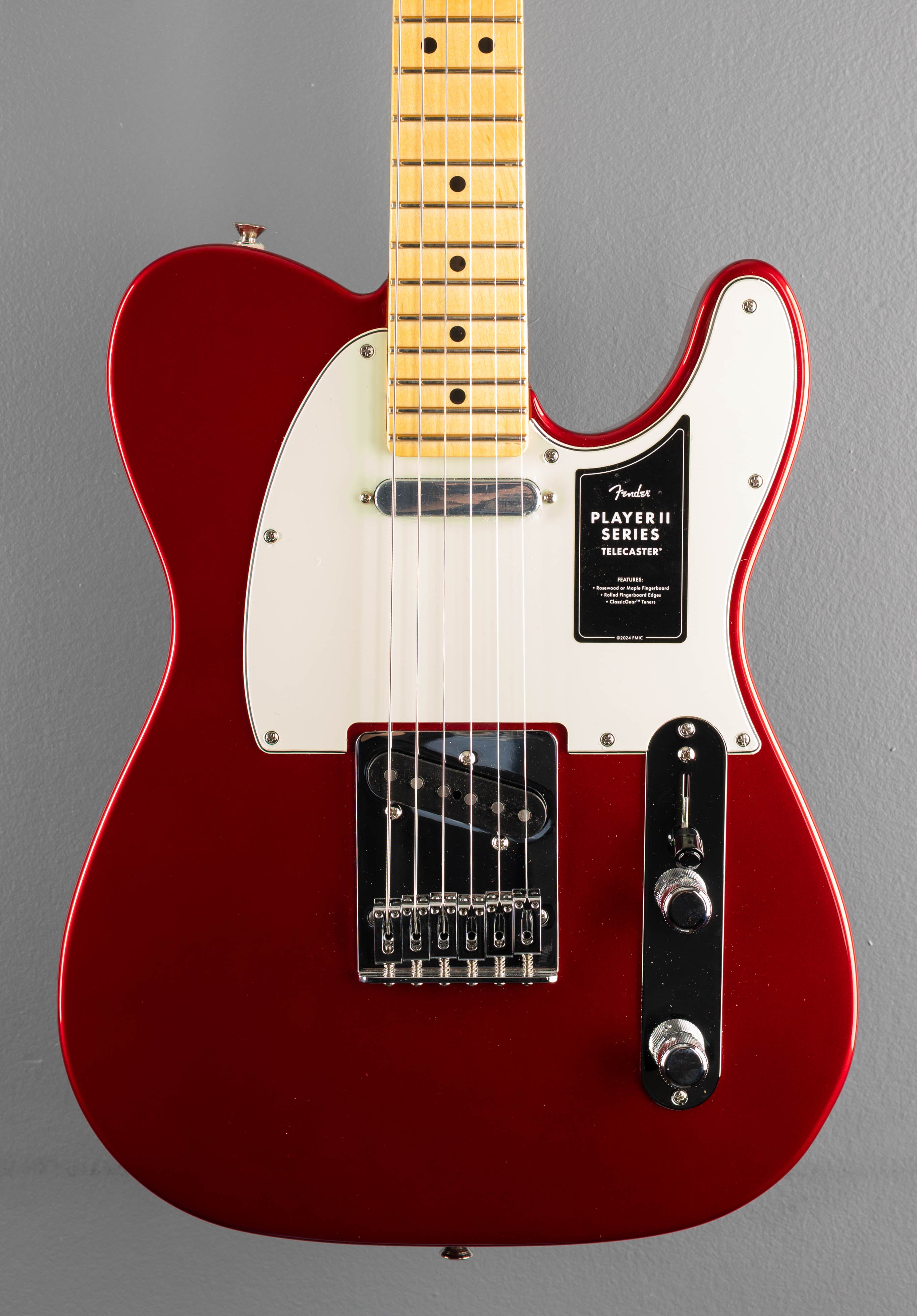 75th Anniversary Player II Telecaster - Candy Apple Red – Dave's