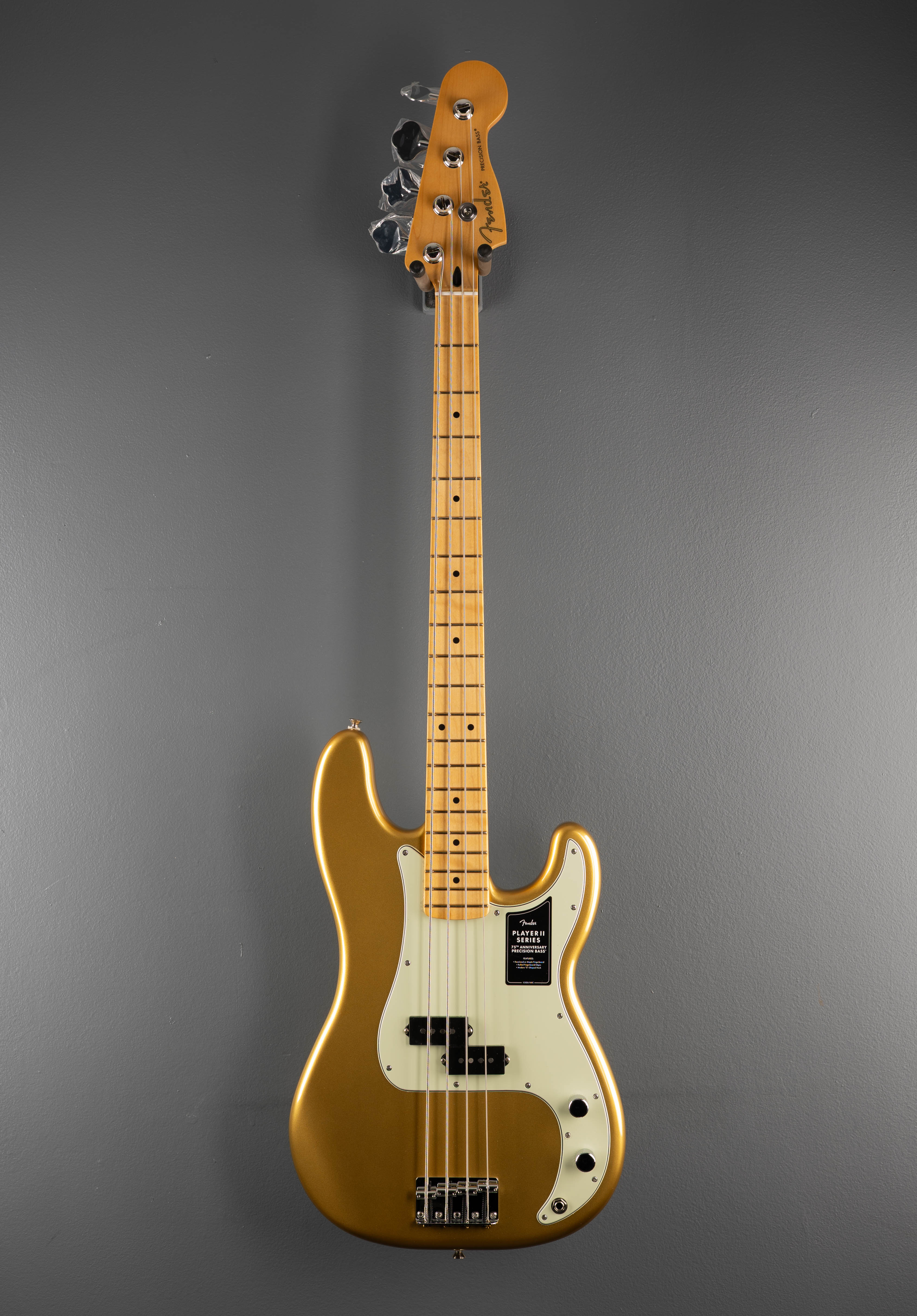 75th Anniversary Player II Precision Bass - Aztec Gold – Dave's