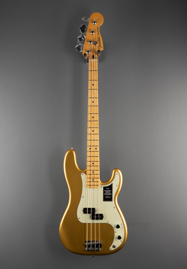 75th Anniversary Player II Precision Bass - Aztec Gold