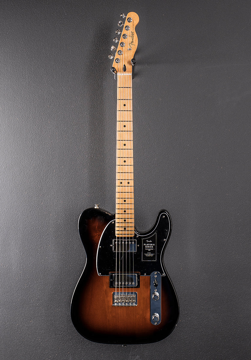 Player II Telecaster HH - 3 Color Sunburst w/Maple