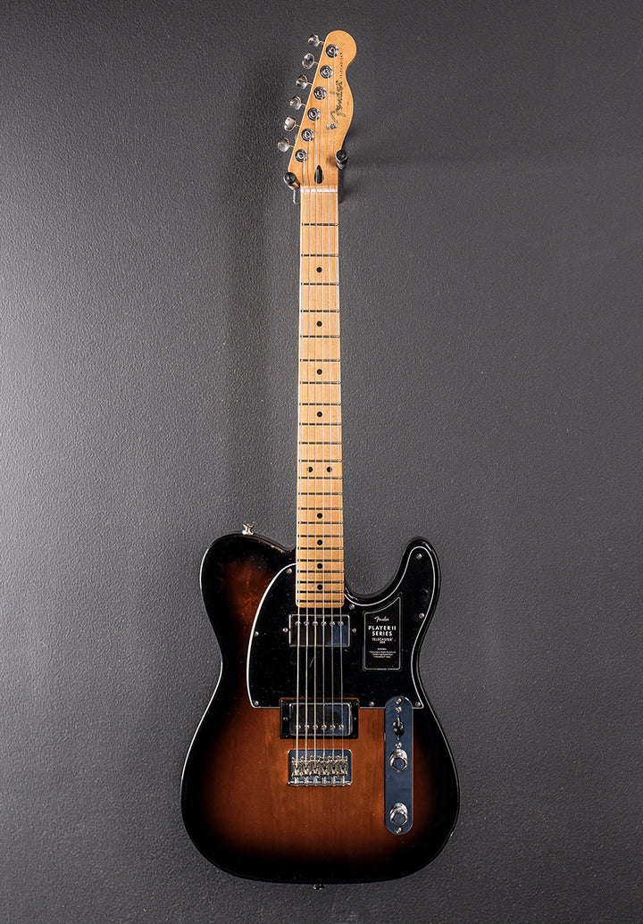 Player II Telecaster HH - 3 Color Sunburst w/Maple