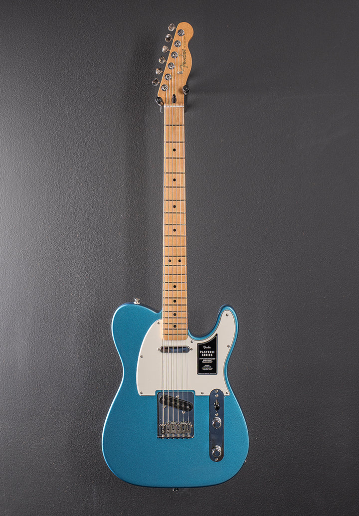 75th Anniversary Player II Baritone Telecaster - Lake Placid Blue w/Maple