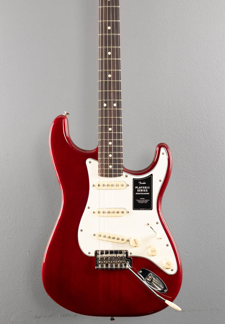 Player II Stratocaster - Transparent Cherry Burst