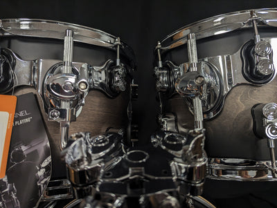 Concept Maple Charcoal Satin Burst 4 Piece Shell Pack - Floor Demo