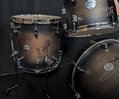 Concept Maple Charcoal Satin Burst 4 Piece Shell Pack - Floor Demo