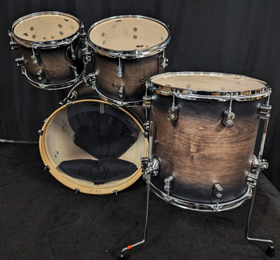 Concept Maple Charcoal Satin Burst 4 Piece Shell Pack - Floor Demo