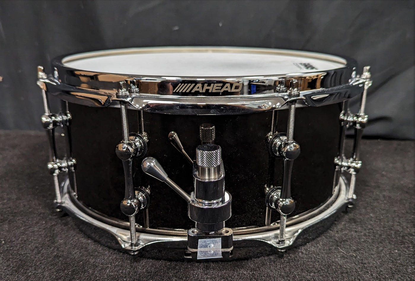6x13" Black Chrome over Brass Snare Drum