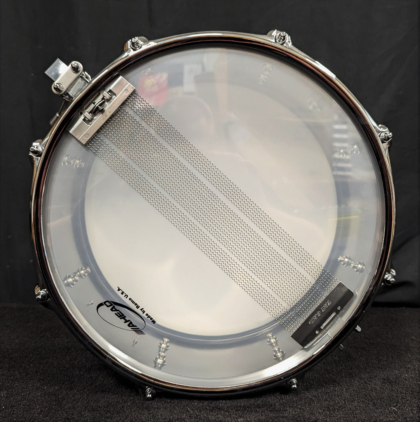 6x13" Black Chrome over Brass Snare Drum