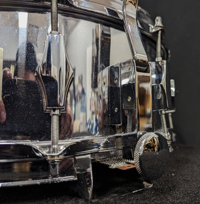 Chrome over Fiberglass Snare