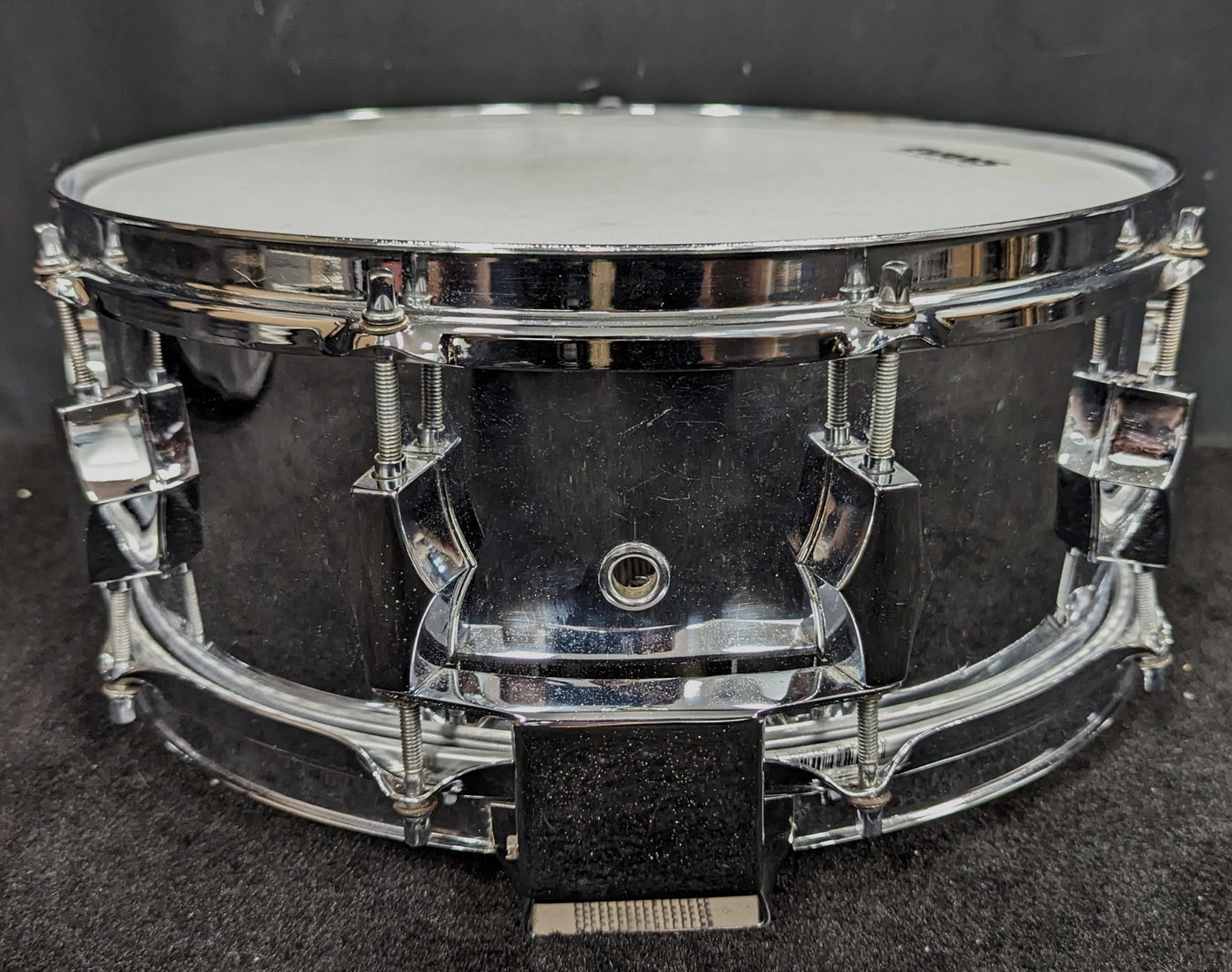 Chrome over Fiberglass Snare