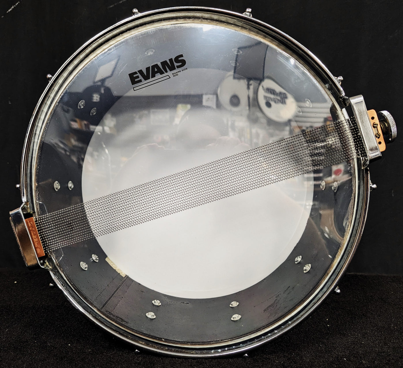 Chrome over Fiberglass Snare