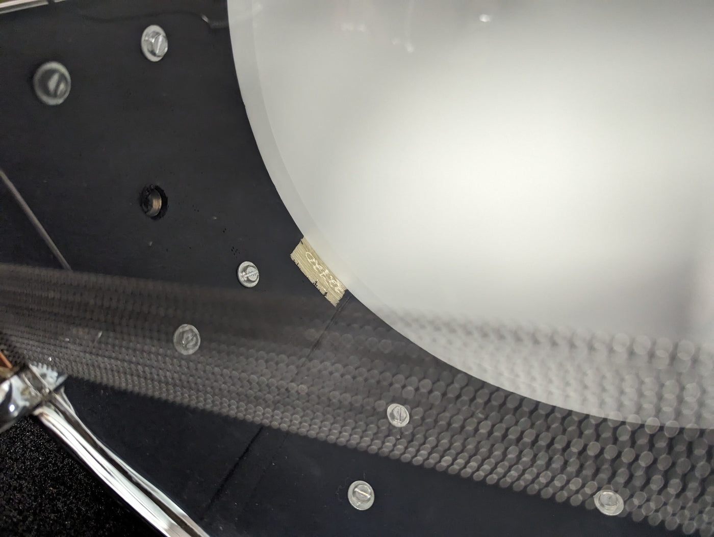 Chrome over Fiberglass Snare