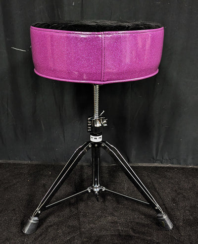 Purple Sparkle/Black Crush Round Top Throne