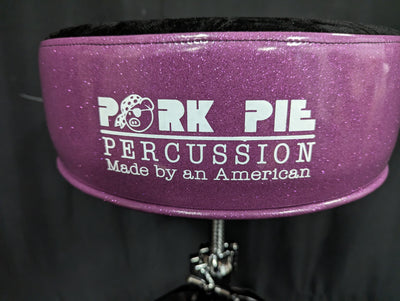 Purple Sparkle/Black Crush Round Top Throne