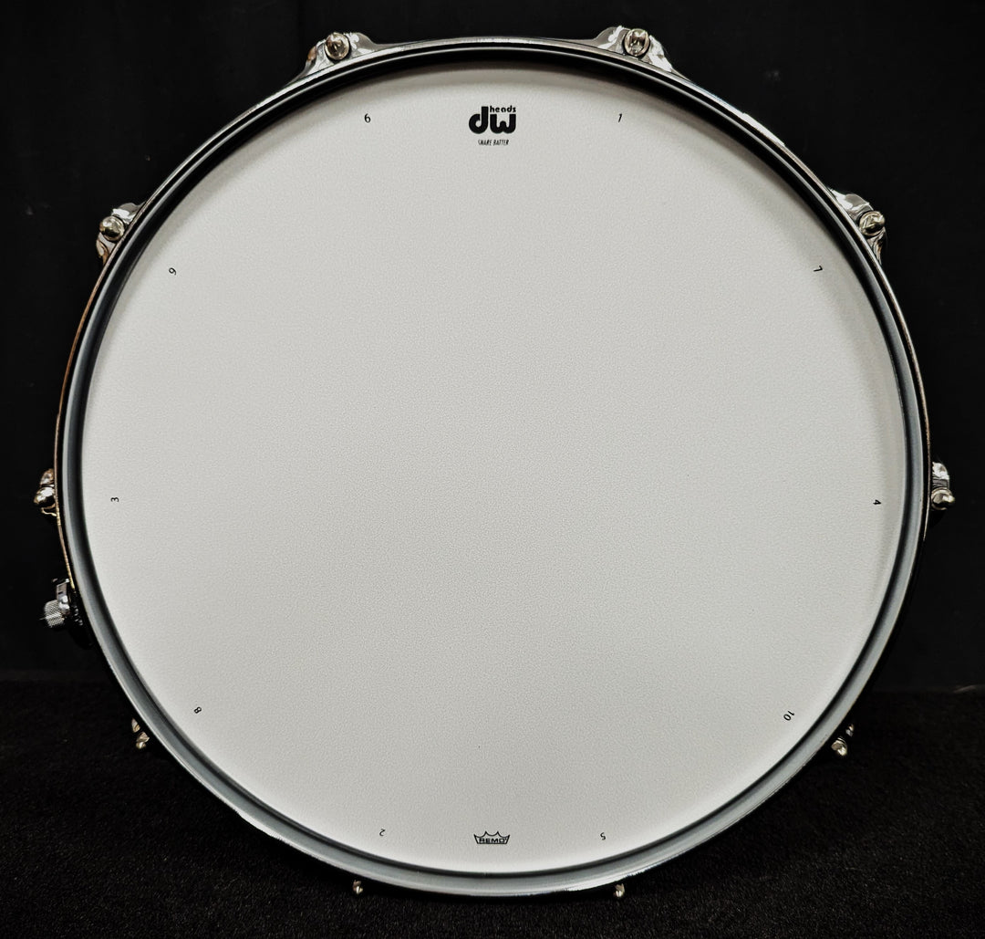 Collector's Series Satin Black over Brass Snare