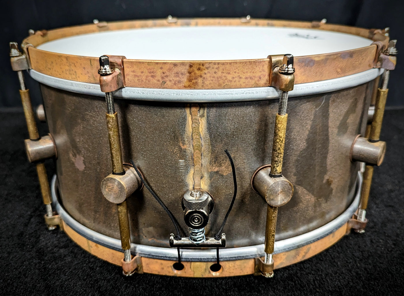 6.5x14 Inch Raw Brass Snare