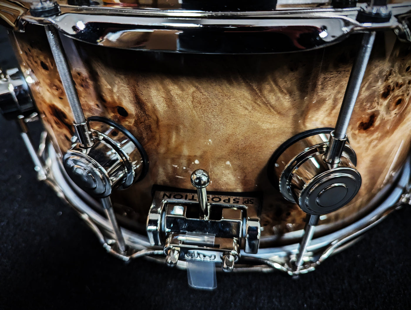 Collectors Series Candy Black Burst over Mappa Burl 5 Piece Shell Pack