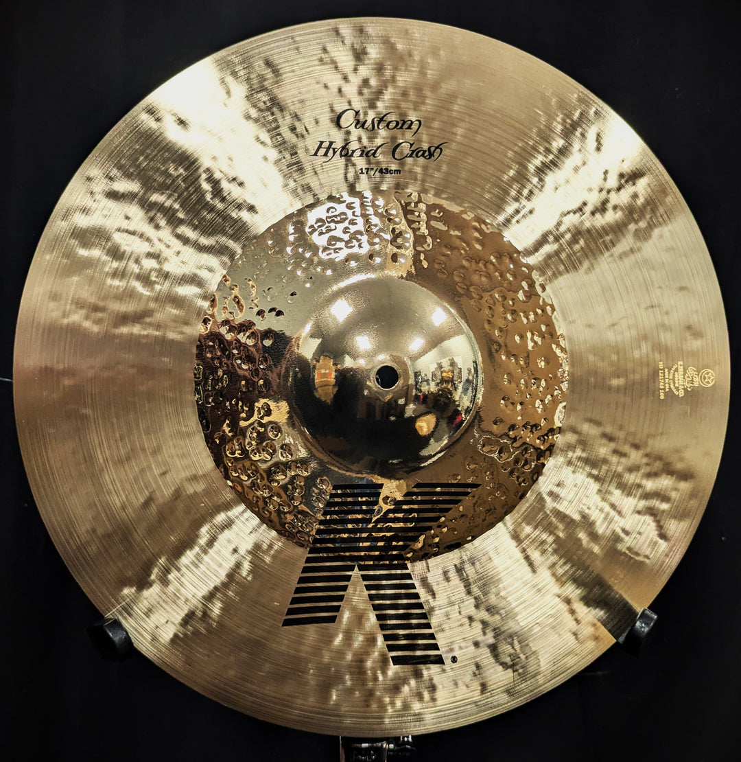 Zildjian K custom hybrid crash 17インチ