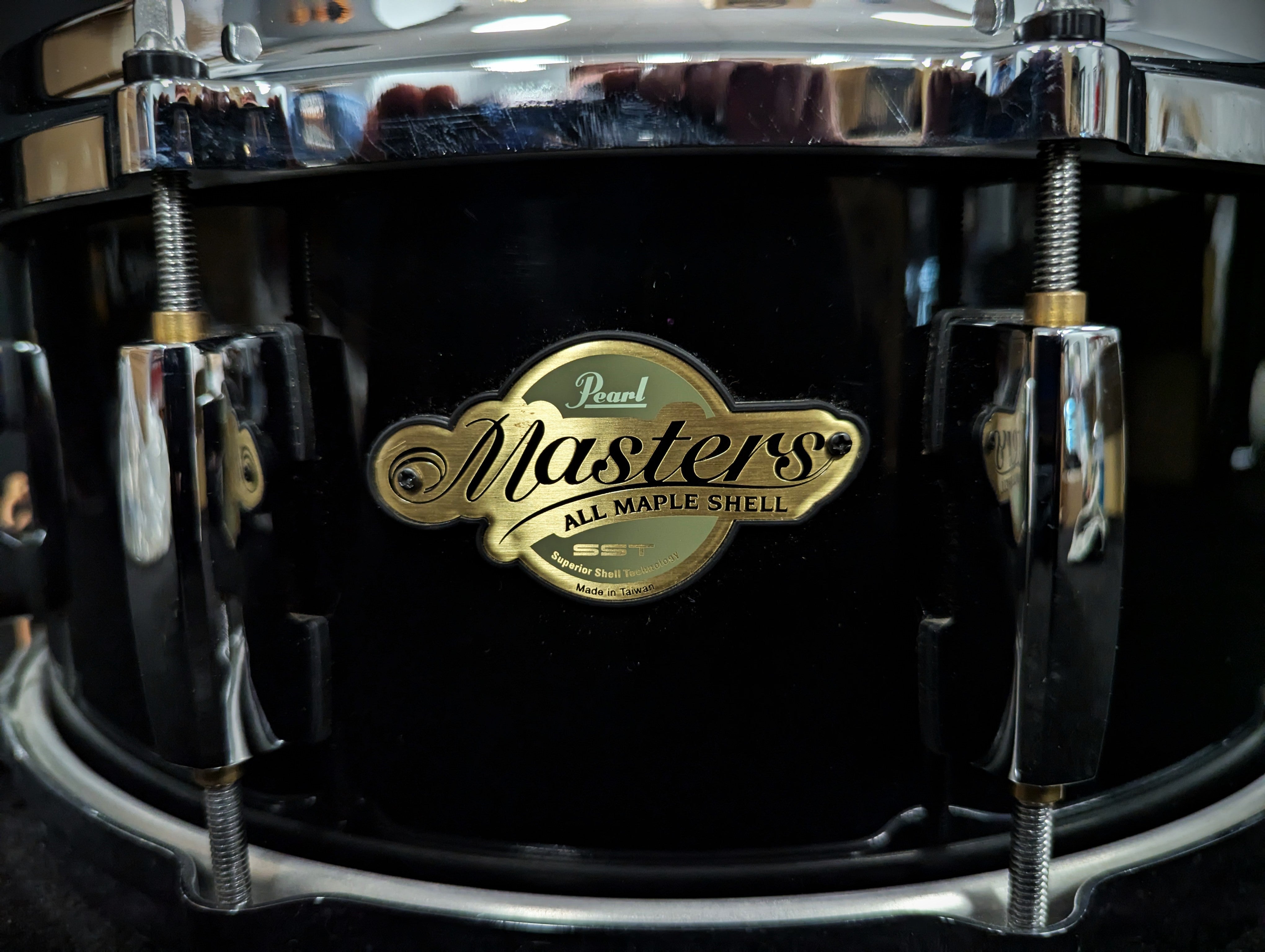 メープル Masters MCX Piano Black Lacquer Snare – Dave's Guitar Shop