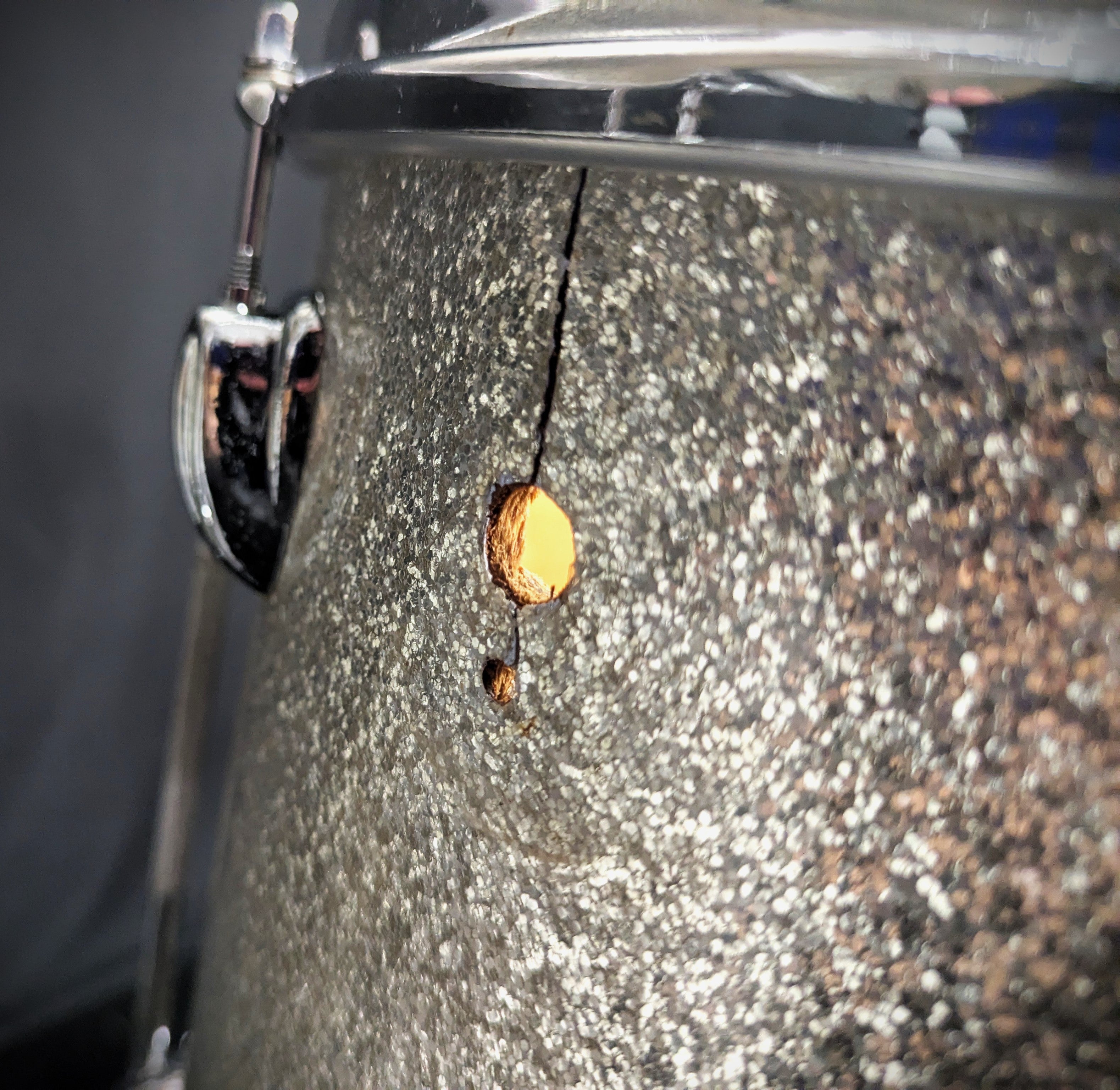 Silver Sparkle Concert Tom 4-Piece Shell Pack Vintage 60s – Dave's