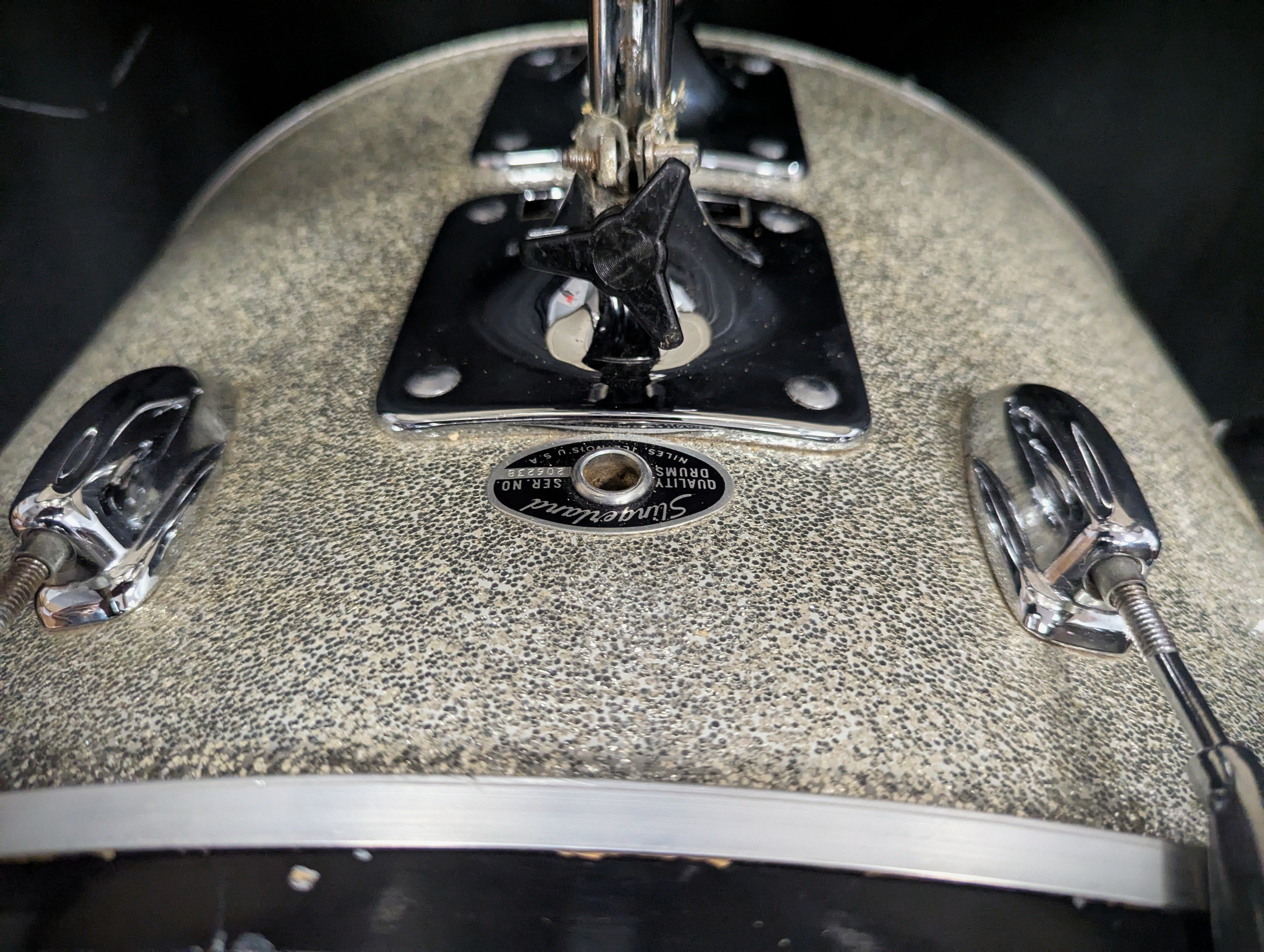 Silver Sparkle Concert Tom 4-Piece Shell Pack Vintage 60s – Dave's
