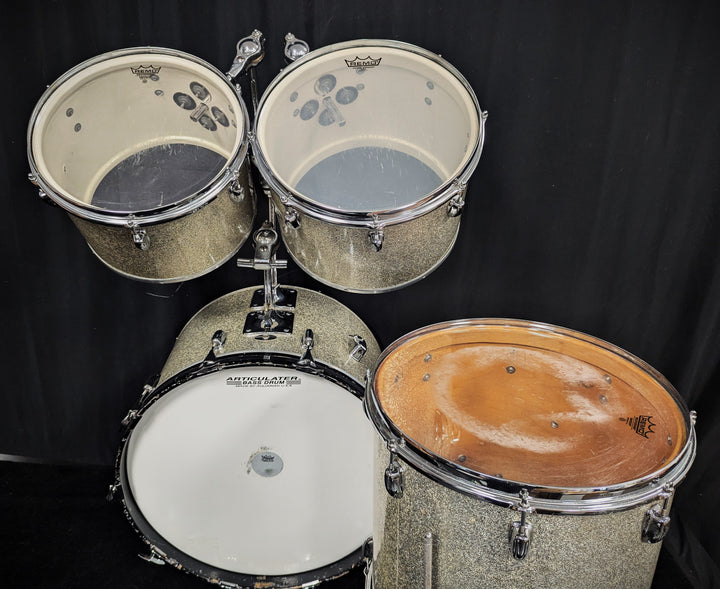 Silver Sparkle Concert Tom 4-Piece Shell Pack Vintage 60s
