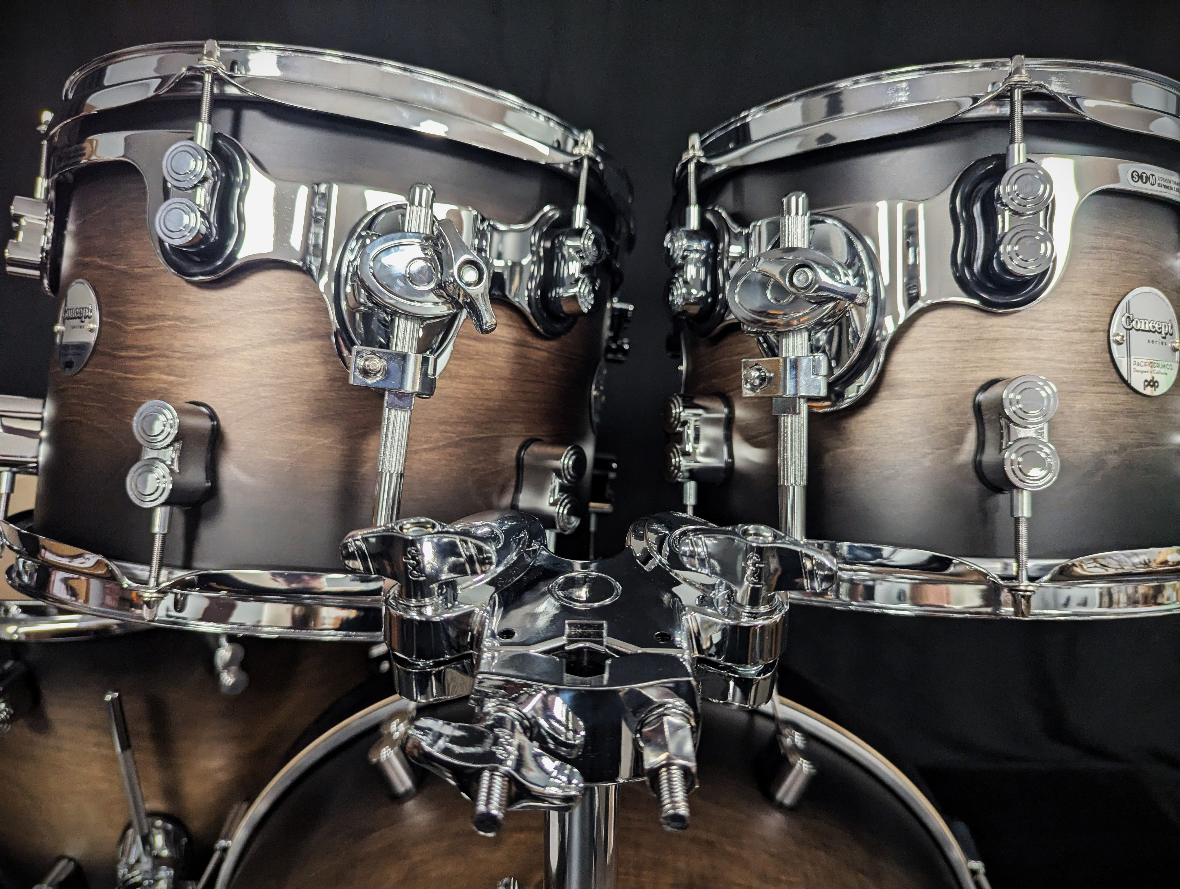 Concept Maple 7-Piece Shell Pack Charcoal Satin Burst – Dave's