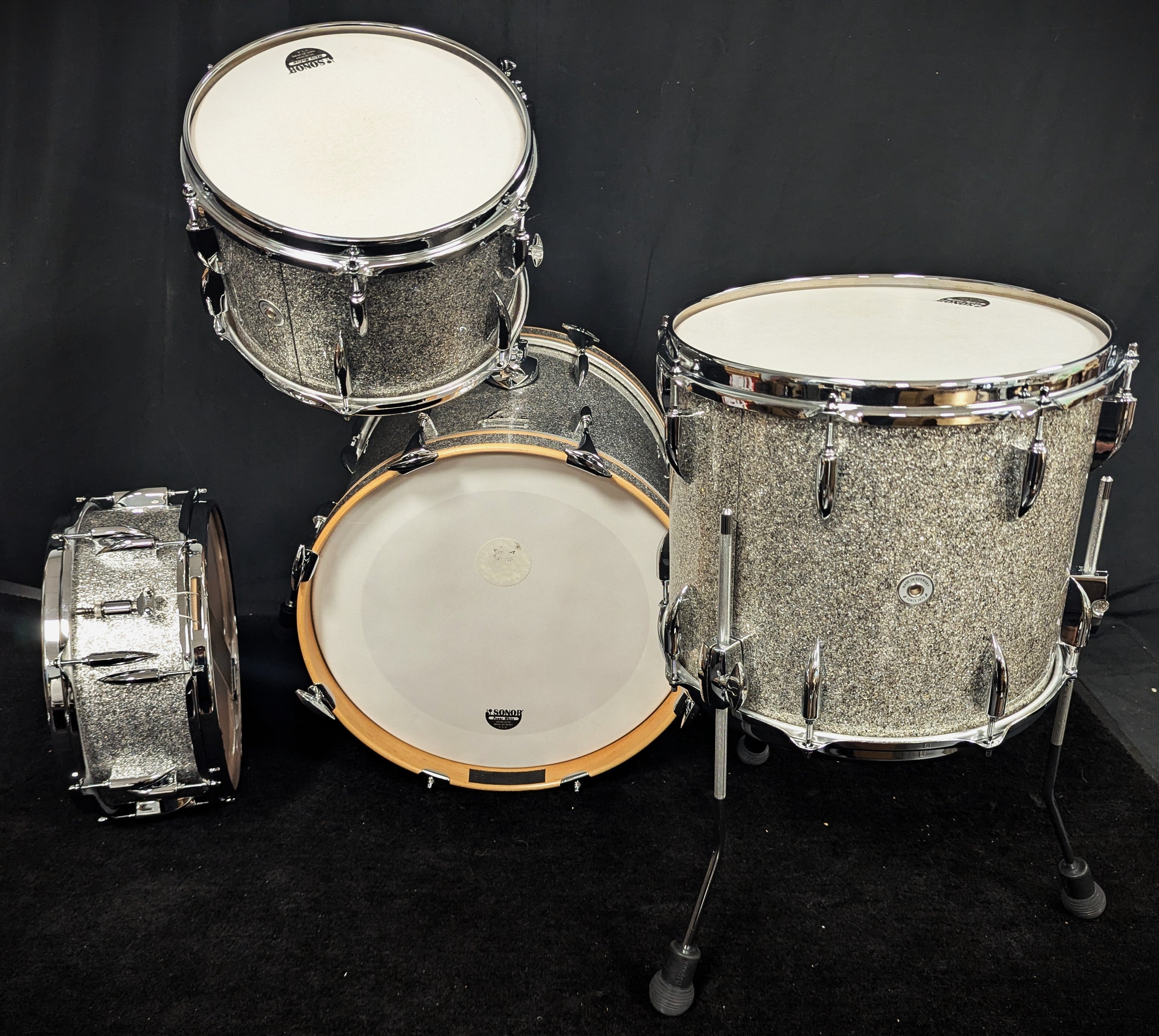 Vintage Series Silver Sparkle 4-Piece Shell Pack – Dave's Guitar Shop