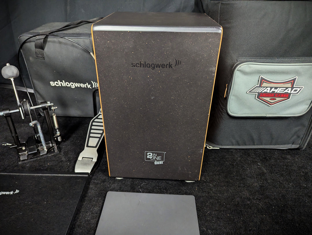 CP436 2inOne Dual Cajon & CAP100 Pedal with Cases