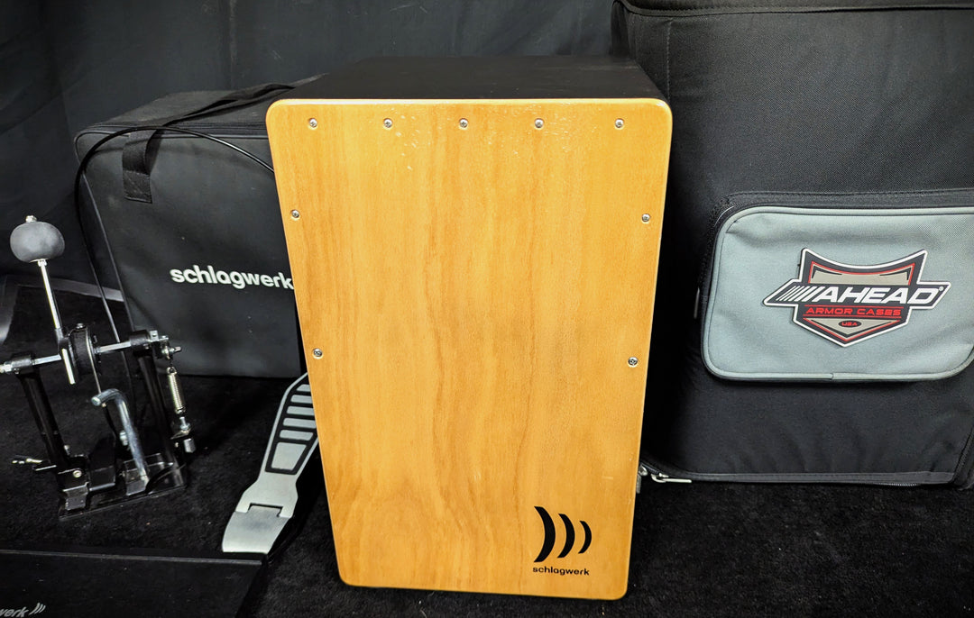CP436 2inOne Dual Cajon & CAP100 Pedal with Cases