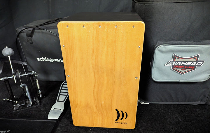 CP436 2inOne Dual Cajon & CAP100 Pedal with Cases