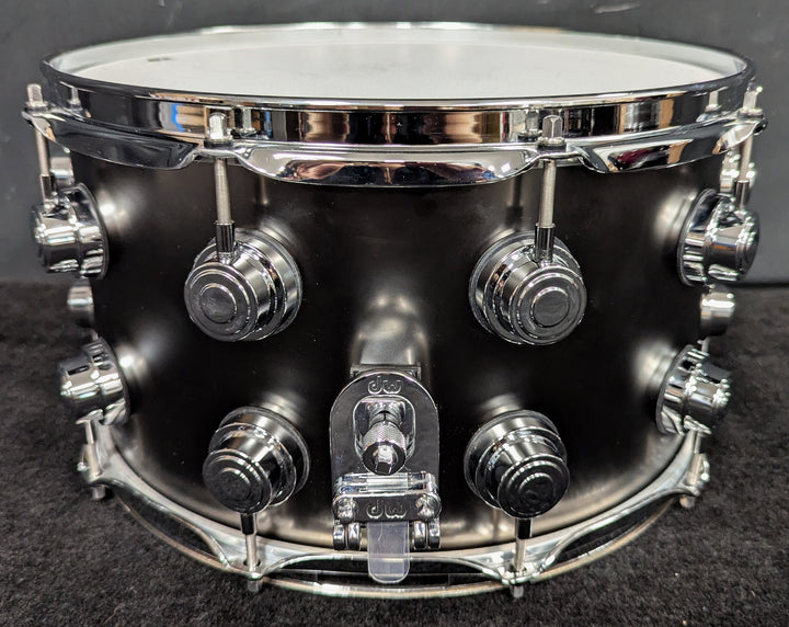 Collectors Series Black Satin over Brass Snare