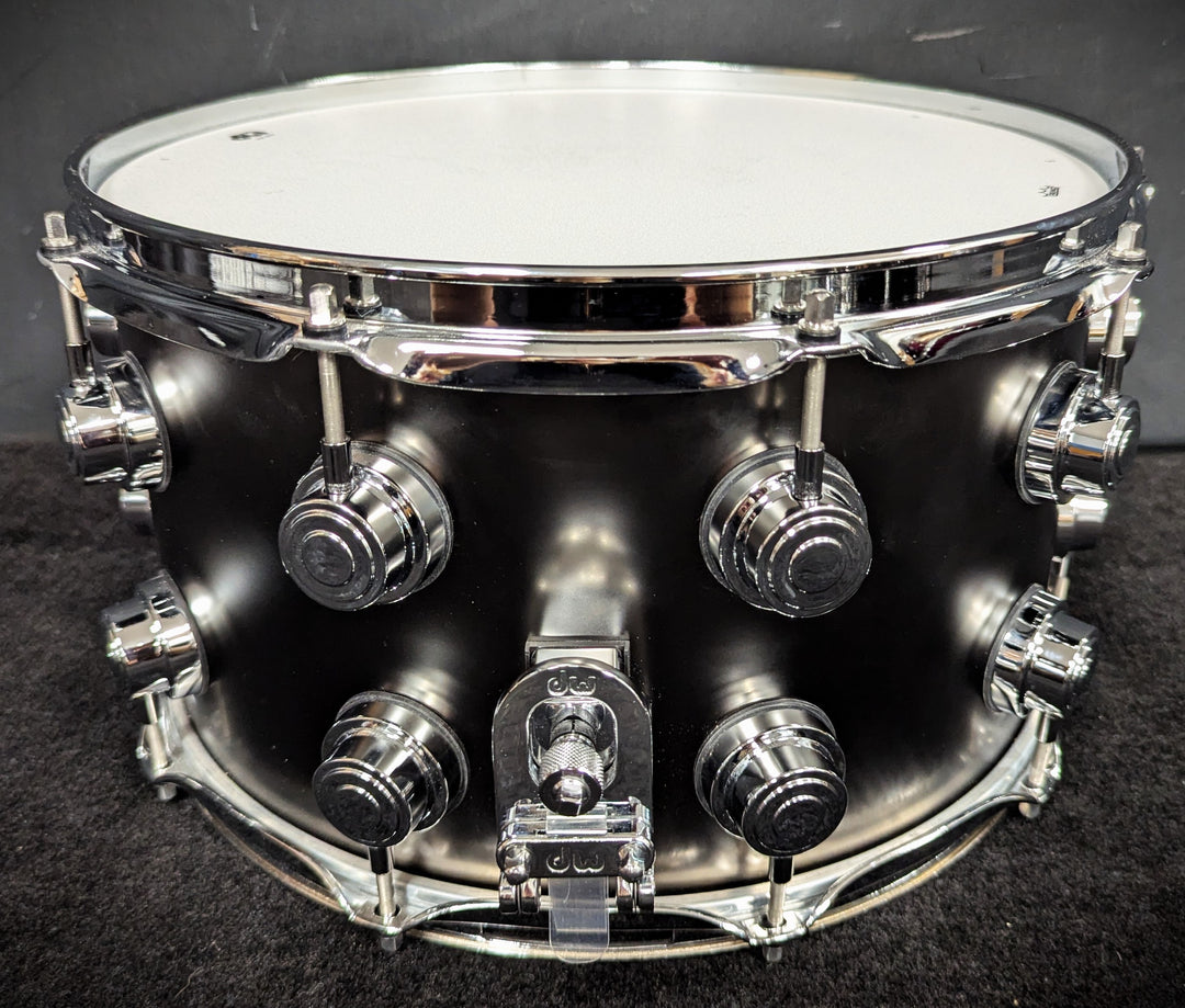 Collectors Series Black Satin over Brass Snare