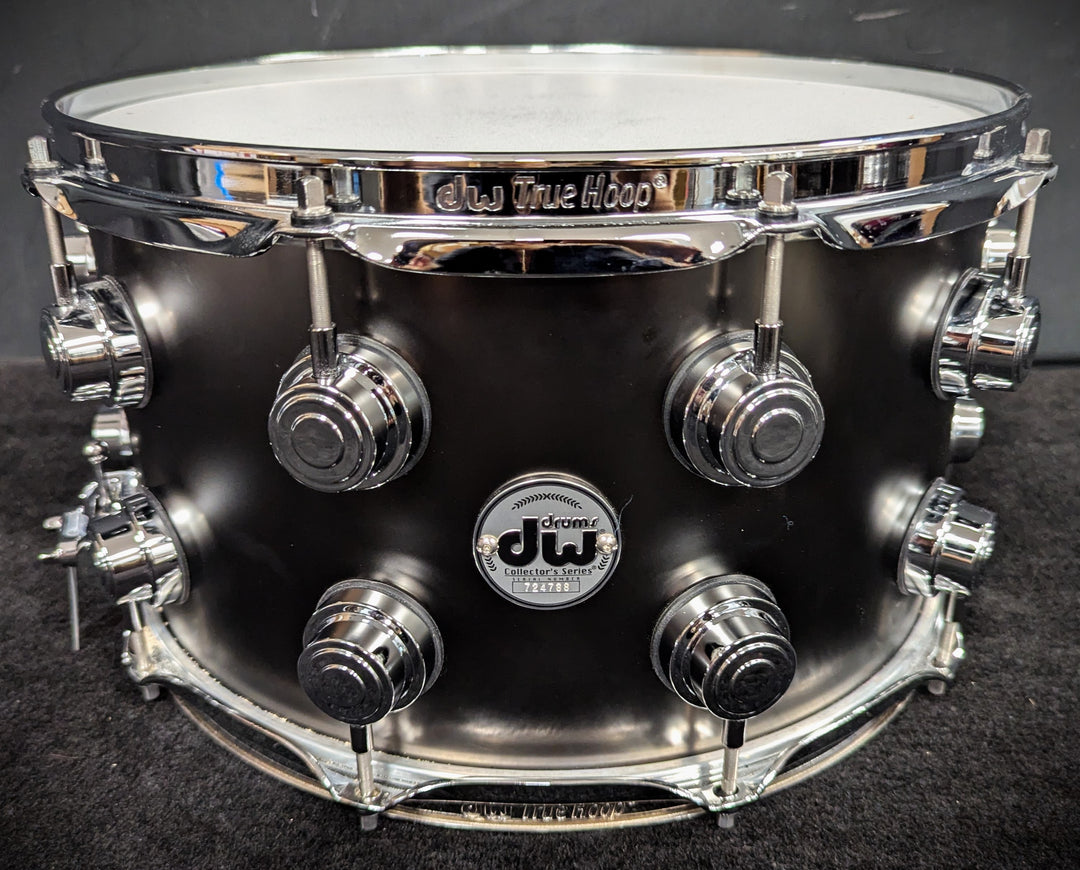 Collectors Series Black Satin over Brass Snare