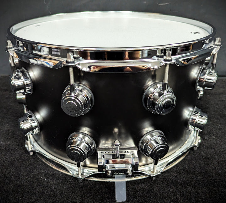 Collectors Series Black Satin over Brass Snare