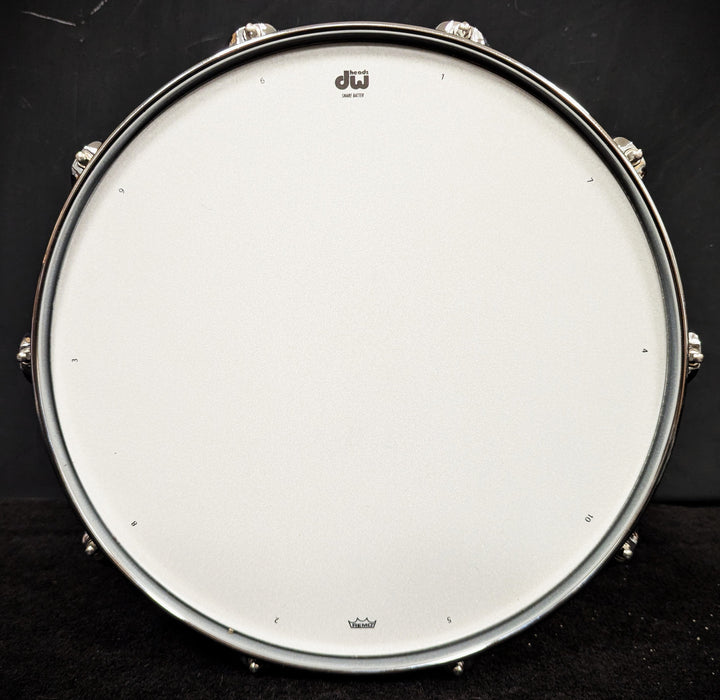 Collectors Series Black Satin over Brass Snare