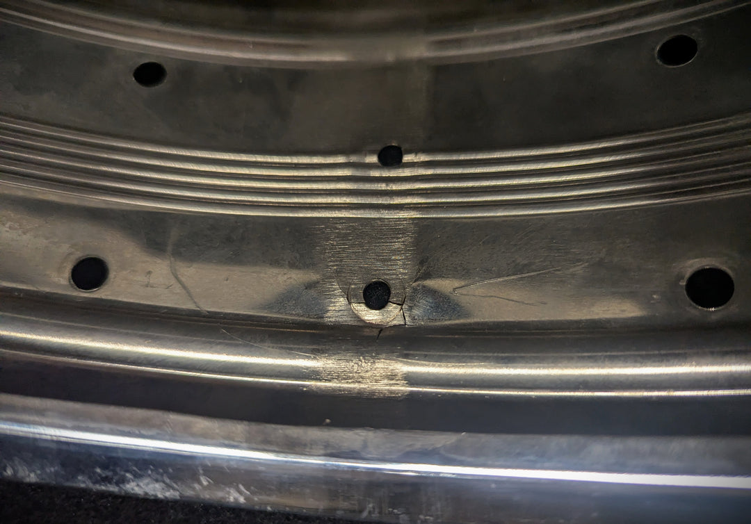 Stripped Brass 10-Lug Shell