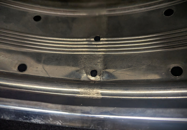 Stripped Brass 10-Lug Shell